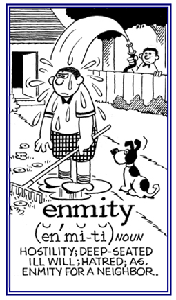 Hostility and hatred expressed about another person or people.