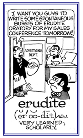 Showing great knowledge.