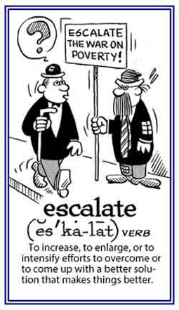 To increase or to intensify efforts to achieve a desired result.