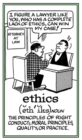 The behavior of proper conduct.