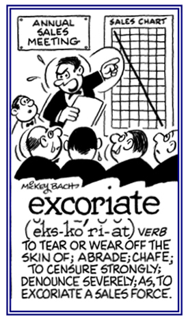 To censure strongly, to denounce severely.