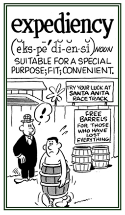 Something that is necessary or convenient for a special purpose.