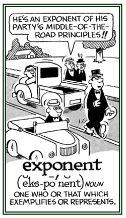 A person who exemplifies or represents a belief or condition.