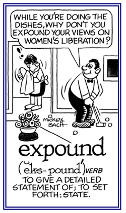 To give a detailed statement or to set forth one's opinions.