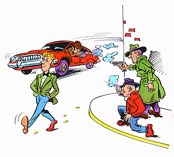 Lacking fear even in a very dangerous situation.