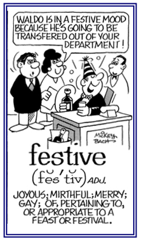 Relating to a Joyous and merry time .