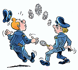 The police are very afraid of who or what could leave such big fingerprints.