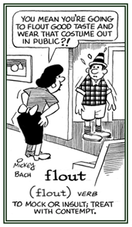 To treat with contempt and disrespect.