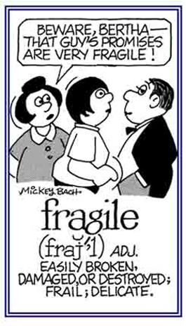 A reference to something that is insubstantial and weak.