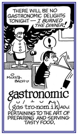 Relating to the art of preparing and serving tasty food.