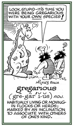 Descriptive of an inclination to associate with others.