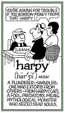 A swindler who extorts from others.