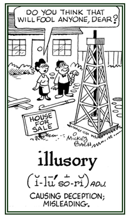 Causing a deception or misleading others.