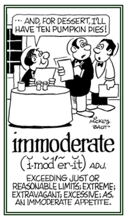 Pertaining to extreme extravagance or excessive actions.