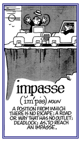 A road or street which has no outlet.