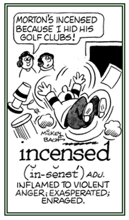 Relating to being violent and exasperated.