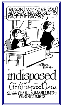 Not willing to cooperate nor to do something.