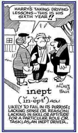 Referring to a lack of sense or reason.