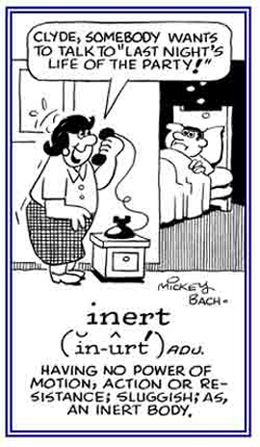 Pertaining to having no strength to move.