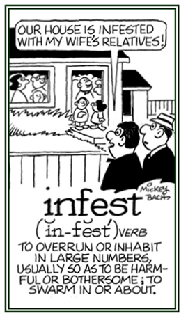 To be overrun with too many creatures.