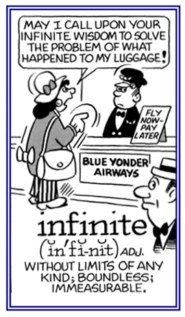 Descriptive of being without limits.