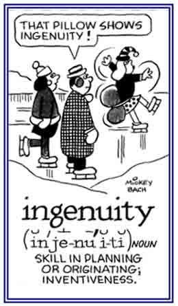 A clever skill when planning to do something.