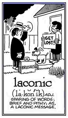 Brief and to the point message.