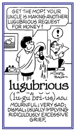 Pertaining to excessive grief.