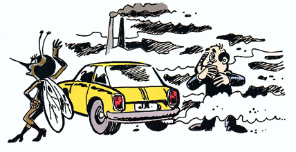 Malaria may be an applicable term for the polluted air that we breath in modern times