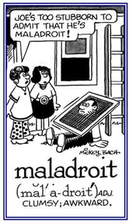 A lack of perception or judgment.