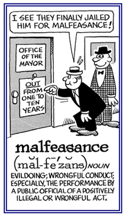 An illegal or wrongful conduct.