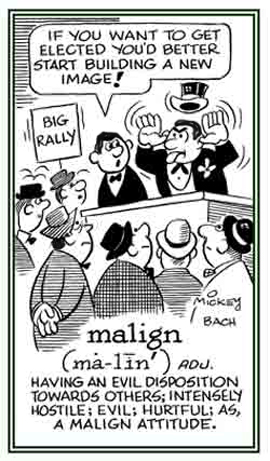 A reference to having a hostile attitude towards other people.