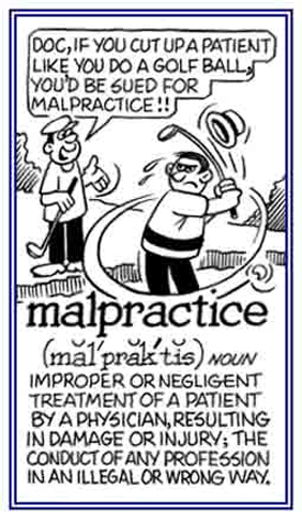 A profession that performs illegal or wrong actions.