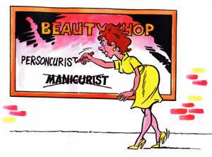 Woman has a dread of the domination of men.