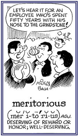 Related to an exemplary honor.