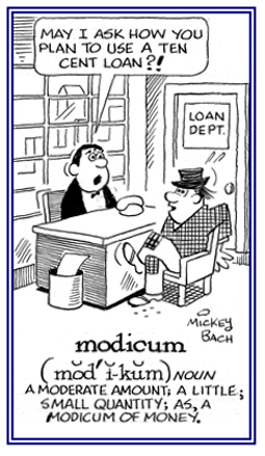 An insignificant amount of money to pay for the shoes shat the girl wanted to buy.