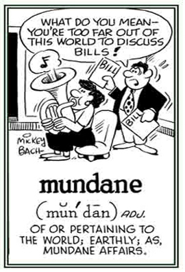 Pertaining to eartly affairs.