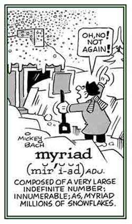 A very large indefinite number, innumerable.