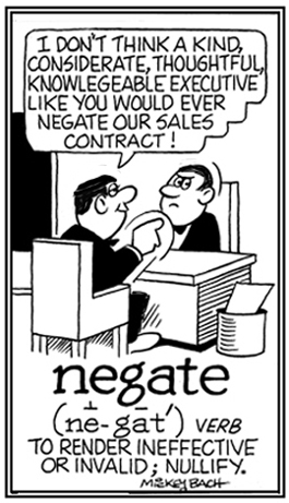 To make invalid or ineffective.