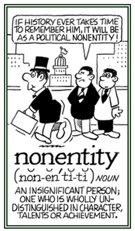 An insignificant character .