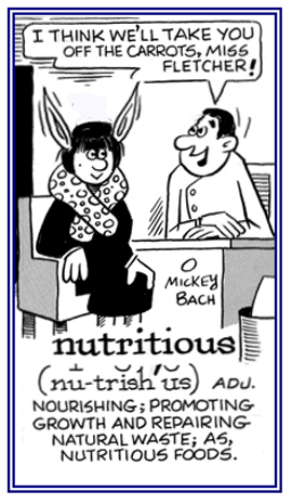 Food that promotes growth and promotes good health.