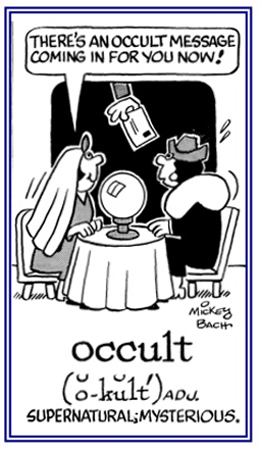 Pertaining to magical arts and mysterious practices.