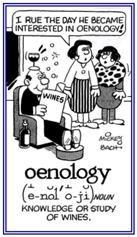 The study or knowledge of wines.