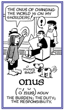 A person's responsibility to do something.