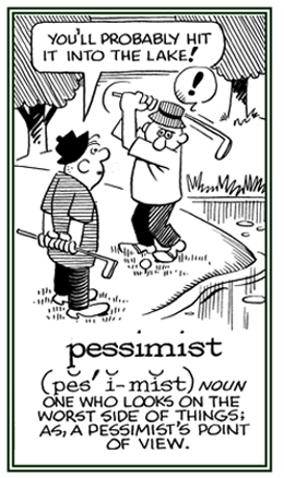 One who sees the worst side of things.