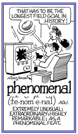 Relating to being extremely unusual.