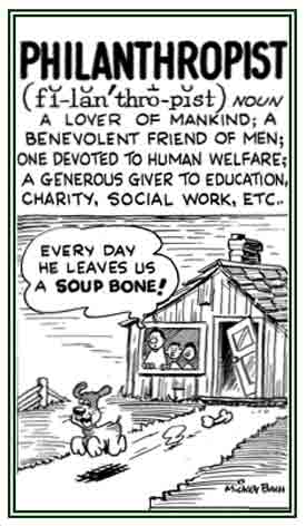 A lover of humans and a benevolent friend of people.