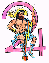 Jupiter, King of the Roman gods.