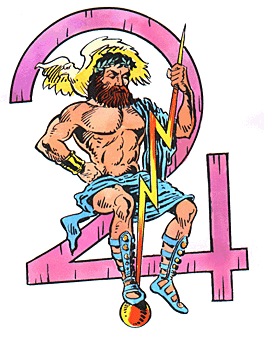 Jupiter, King of Roman gods.