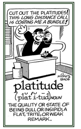 An insignificant remark.